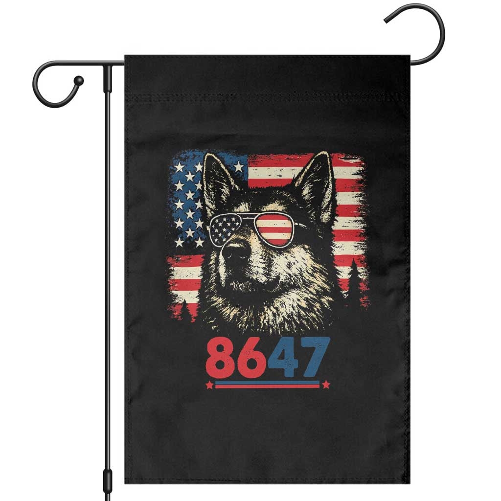 Vintage Patriotic German Shepherd 1776 Graphic Garden Flag American Flag Sunglasses Cool Dog 4th of July Distressed TS02 Black Print Your Wear