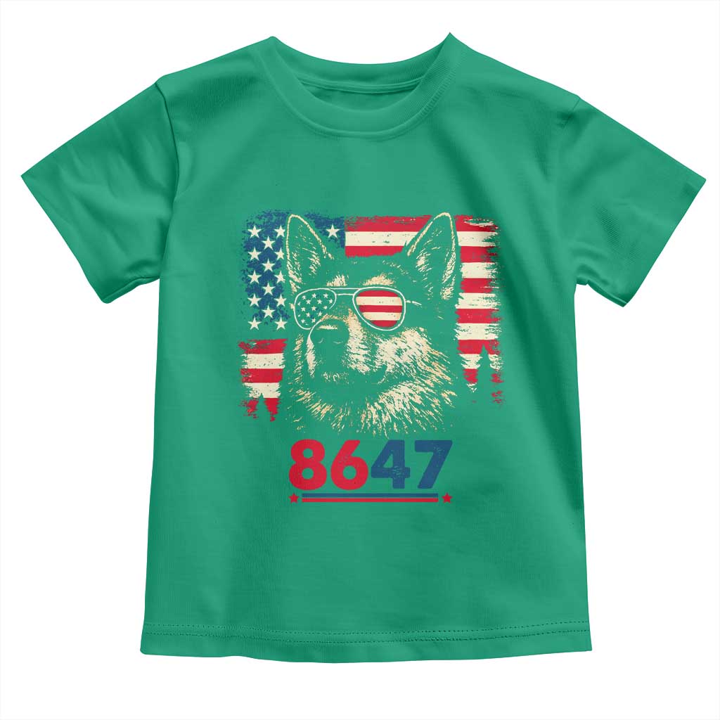 Vintage Patriotic German Shepherd 1776 Graphic Toddler T Shirt American Flag Sunglasses Cool Dog 4th of July Distressed TS02 Irish Green Print Your Wear