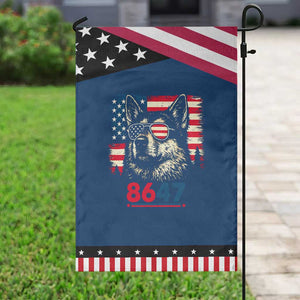 Vintage German Shepherd 1776 Graphic Patriotic Garden Flag American Flag Sunglasses Cool Dog 4th of July Distressed