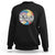 The Future Is Inclusive Sweatshirt LGBT Pride Month Retro Groovy TS02 Black Print Your Wear