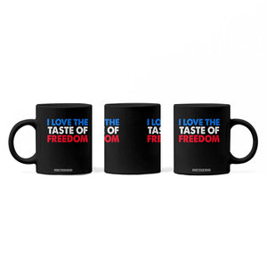 I Love The Taste Of Freedom Matching Couple Coffee Mug Funny Patriotic Red White and Blue 4th of July TS02 Print Your Wear