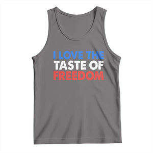 I Love The Taste Of Freedom Matching Couple Tank Top Funny Patriotic Red White and Blue 4th of July