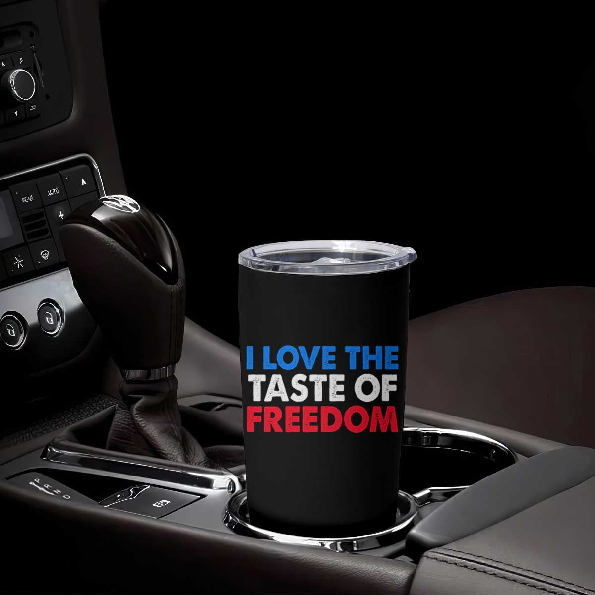 I Love The Taste Of Freedom Matching Couple Tumbler Cup Funny Patriotic Red White and Blue 4th of July TS02 Print Your Wear