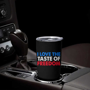 I Love The Taste Of Freedom Matching Couple Tumbler Cup Funny Patriotic Red White and Blue 4th of July TS02 Print Your Wear