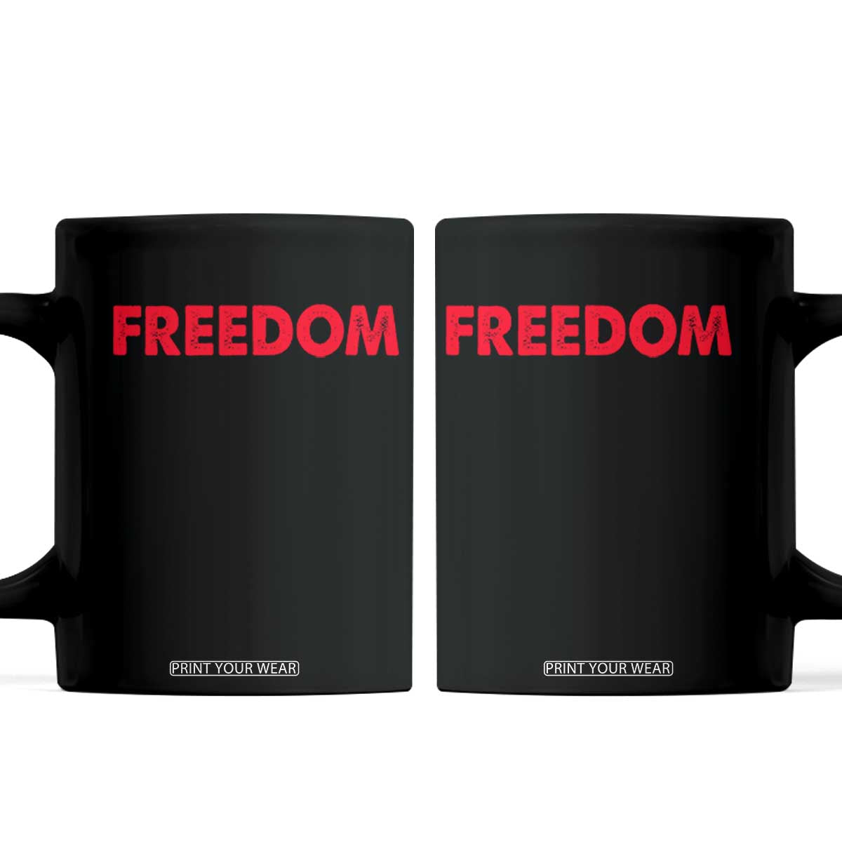 I'm Freedom Matching Couple Coffee Mug Funny Patriotic Red White and Blue 4th of July