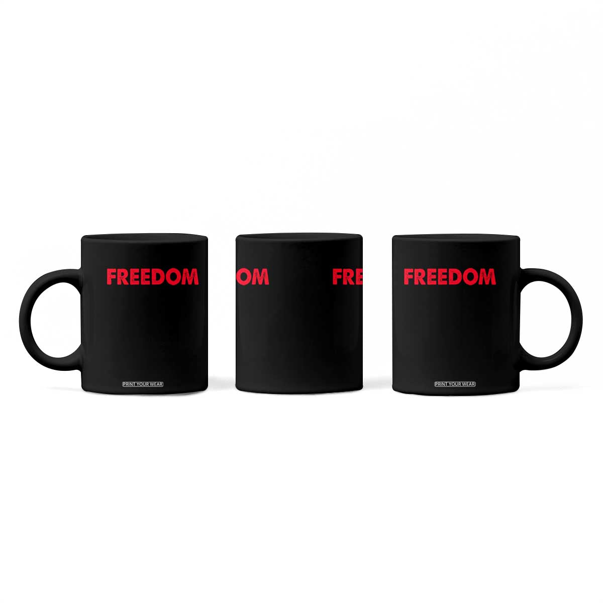I'm Freedom Matching Couple Coffee Mug Funny Patriotic Red White and Blue 4th of July