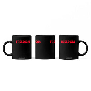 I'm Freedom Matching Couple Coffee Mug Funny Patriotic Red White and Blue 4th of July