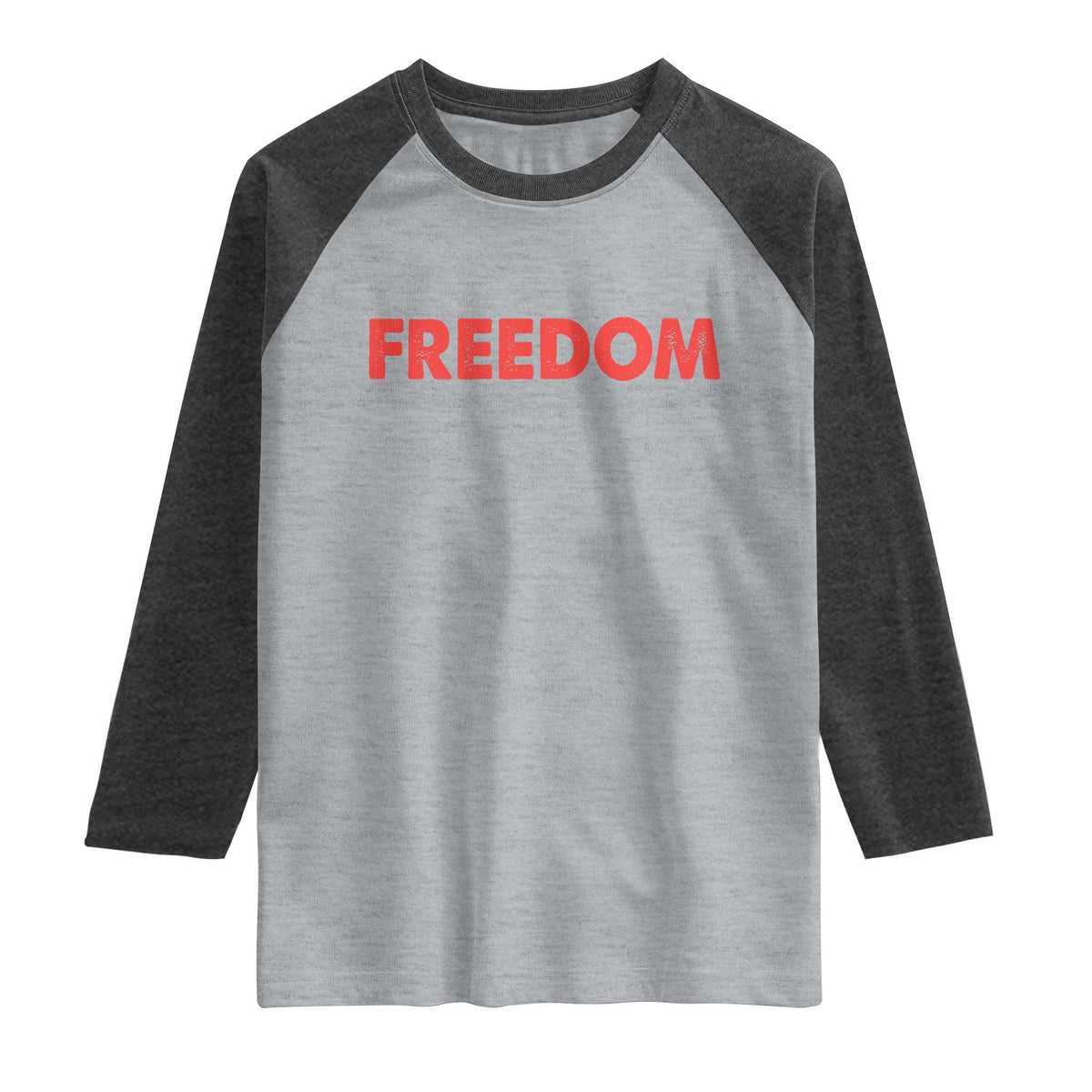 I'm Freedom Matching Couple Raglan Shirt Funny Patriotic Red White and Blue 4th of July