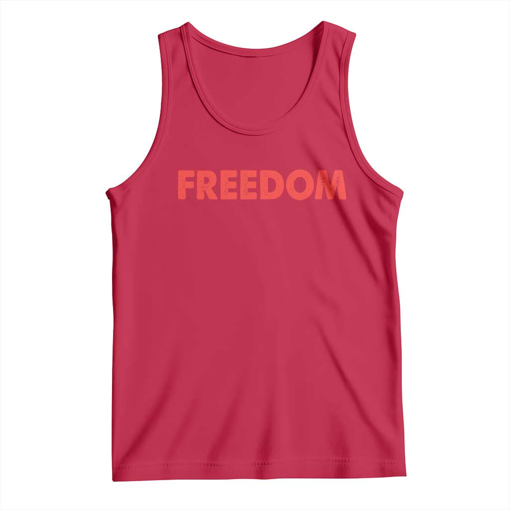 I'm Freedom Matching Couple Tank Top Funny Patriotic Red White and Blue 4th of July