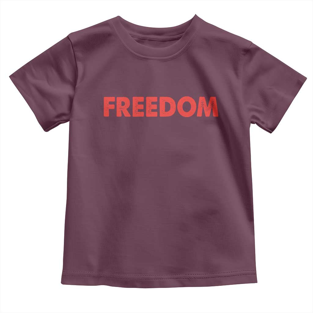 I'm Freedom Matching Couple Toddler T Shirt Funny Patriotic Red White and Blue 4th of July