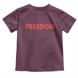I'm Freedom Matching Couple Toddler T Shirt Funny Patriotic Red White and Blue 4th of July