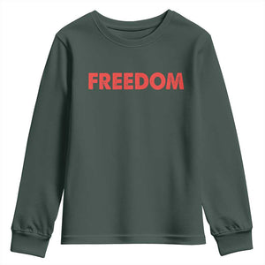 I'm Freedom Matching Couple Youth Sweatshirt Funny Patriotic Red White and Blue 4th of July