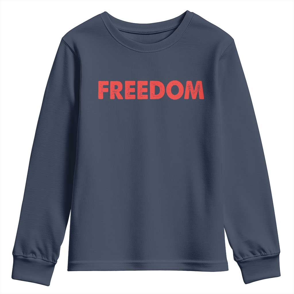 I'm Freedom Matching Couple Youth Sweatshirt Funny Patriotic Red White and Blue 4th of July