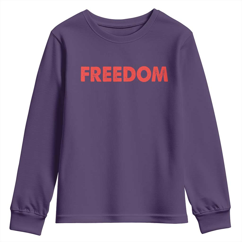 I'm Freedom Matching Couple Youth Sweatshirt Funny Patriotic Red White and Blue 4th of July