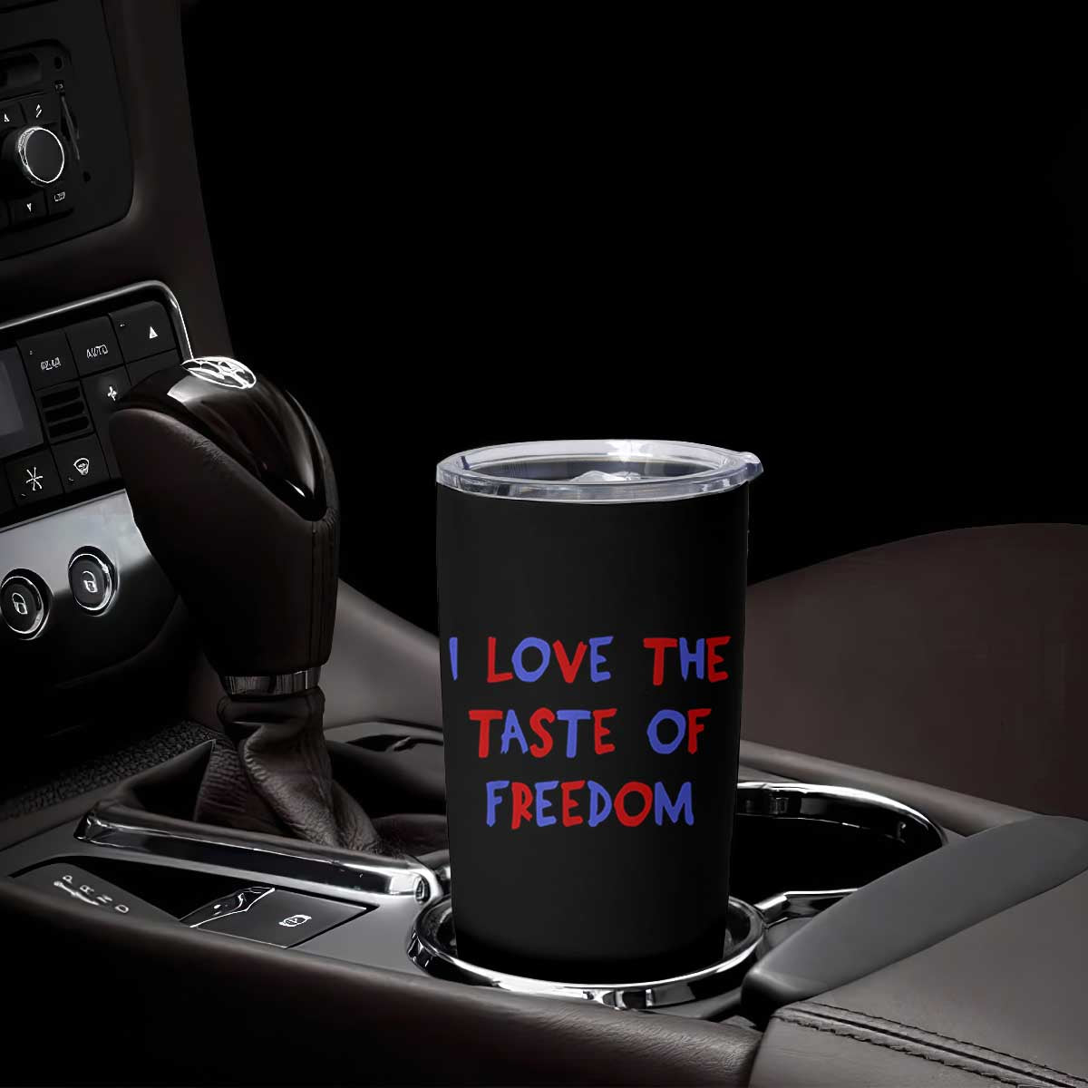 I Love The Taste Of Freedom Americana Matching Couple Tumbler Cup Funny Patriotic Red White and Blue 4th of July TS02 Print Your Wear