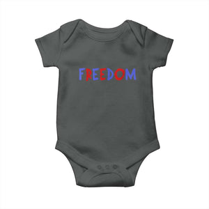 I'm Freedom Americana Matching Couple Baby Onesie Funny Patriotic Red White and Blue 4th of July