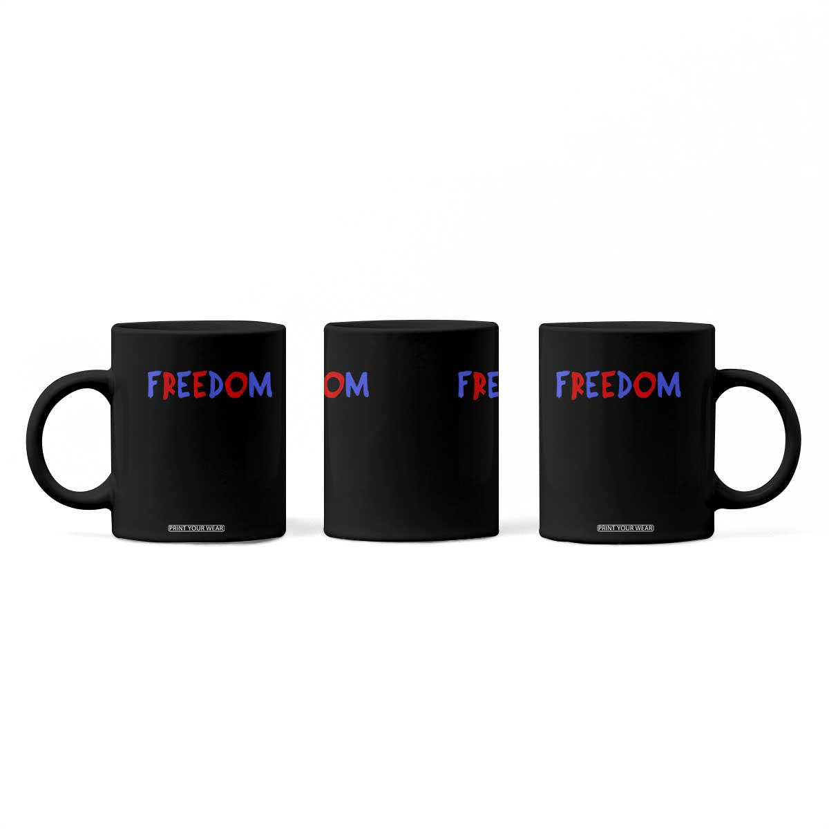 I'm Freedom Americana Matching Couple Coffee Mug Funny Patriotic Red White and Blue 4th of July