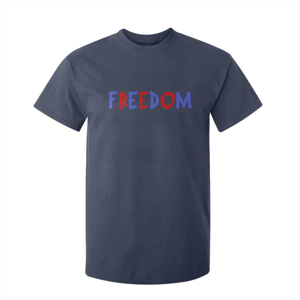 I'm Freedom Americana Matching Couple T Shirt For Kid Funny Patriotic Red White and Blue 4th of July