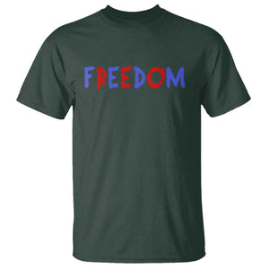 I'm Freedom Americana Matching Couple T Shirt Funny Patriotic Red White and Blue 4th of July