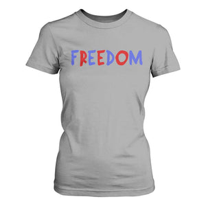 I'm Freedom Americana Matching Couple T Shirt For Women Funny Patriotic Red White and Blue 4th of July