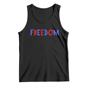 I'm Freedom Americana Matching Couple Tank Top Funny Patriotic Red White and Blue 4th of July