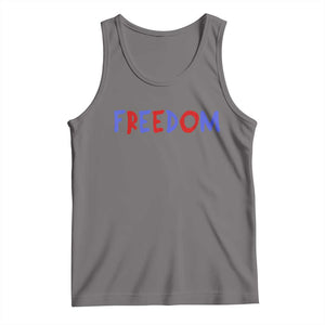 I'm Freedom Americana Matching Couple Tank Top Funny Patriotic Red White and Blue 4th of July