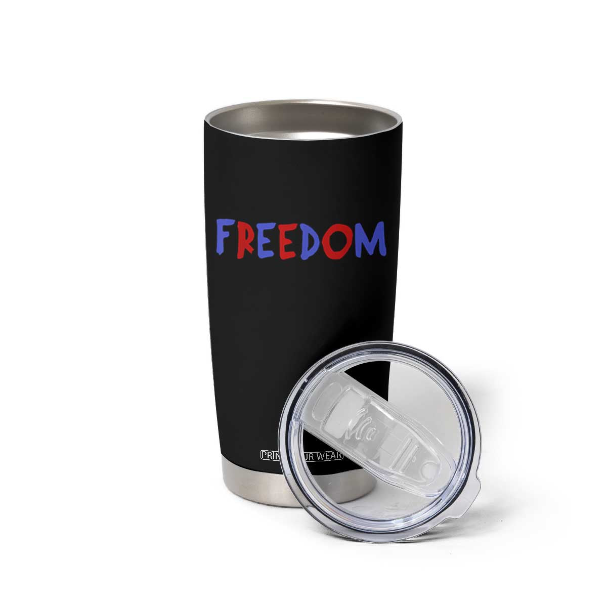 I'm Freedom Americana Matching Couple Tumbler Cup Funny Patriotic Red White and Blue 4th of July