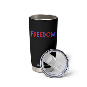 I'm Freedom Americana Matching Couple Tumbler Cup Funny Patriotic Red White and Blue 4th of July