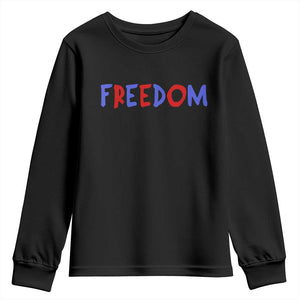 I'm Freedom Americana Matching Couple Youth Sweatshirt Funny Patriotic Red White and Blue 4th of July