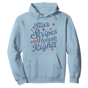 Stars and Stripes and Human Rights Hoodie Progressive Patriotic Equality Modern Patriot