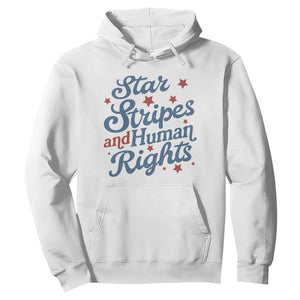 Stars and Stripes and Human Rights Hoodie Progressive Patriotic Equality Modern Patriot