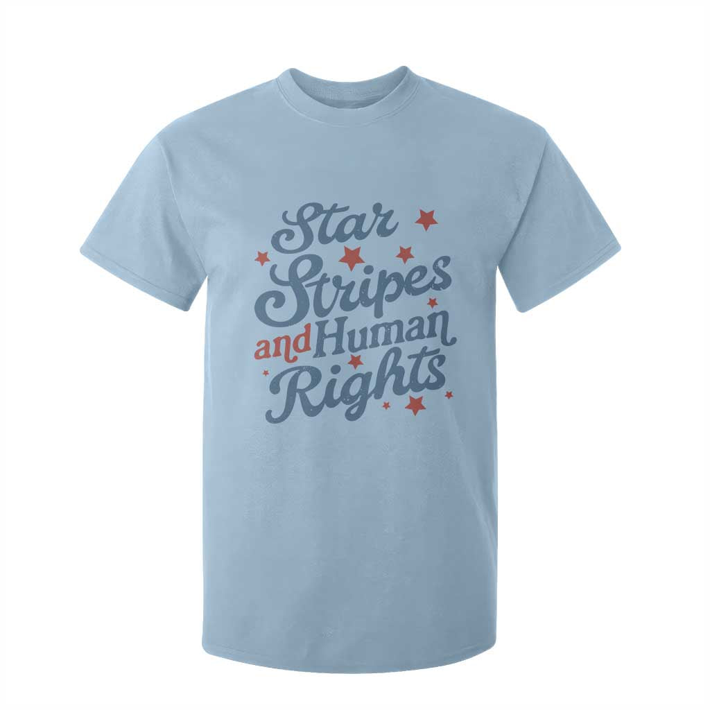 Stars and Stripes and Human Rights T Shirt For Kid Progressive Patriotic Equality Modern Patriot