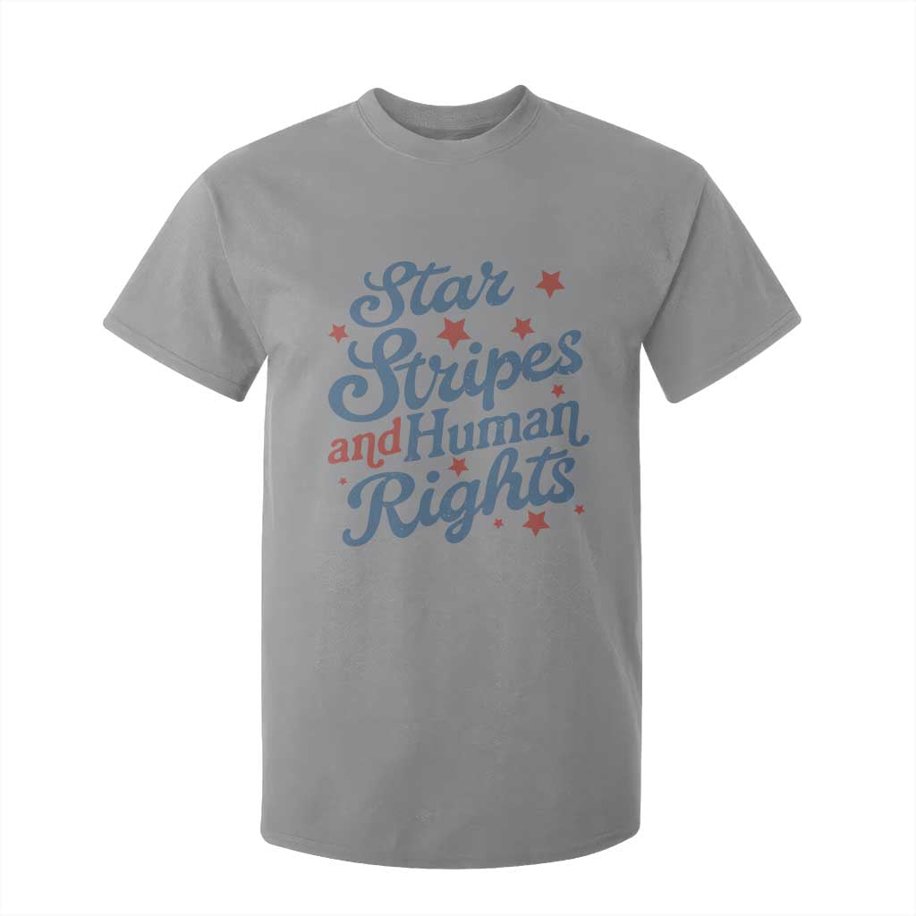 Stars and Stripes and Human Rights T Shirt For Kid Progressive Patriotic Equality Modern Patriot