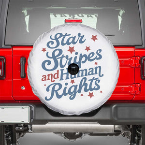 Stars and Stripes and Human Rights Spare Tire Cover Progressive Patriotic Equality Modern Patriot
