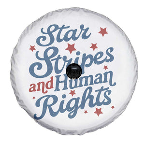 Stars and Stripes and Human Rights Spare Tire Cover Progressive Patriotic Equality Modern Patriot