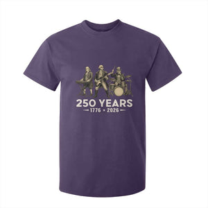 250 Years 1776-2026 Founding Fathers Rock Band T Shirt For Kid George Washington Benjamin Franklin Uncle Sam