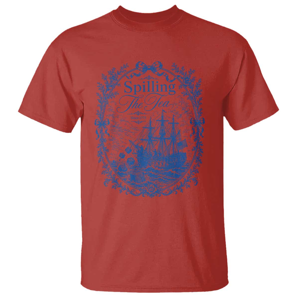 Spilling The Tea Since 1773 Boston Tea Party T Shirt Funny Historical Toile Graphic American History Humor