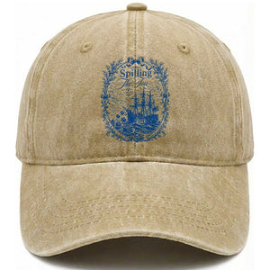 Spilling The Tea Since 1773 Boston Tea Party Washed Cotton Baseball Cap Funny Historical Toile Graphic American History Humor