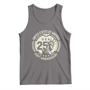 USA 250th Anniversary Statue of Liberty Vintage Crest Tank Top Celebrating Freedom 1776 to 2026 Semiquincentennial