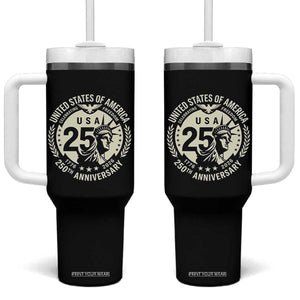 USA 250th Anniversary Statue of Liberty Vintage Crest Tumbler With Handle Celebrating Freedom 1776 to 2026 Semiquincentennial