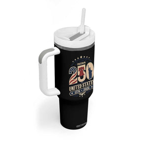 250 Years of Freedom Liberty Bell and Statue of Liberty Graphic Tumbler With Handle 1776 2026 US Pride American Flag Graphic Emblem TS02 Print Your Wear