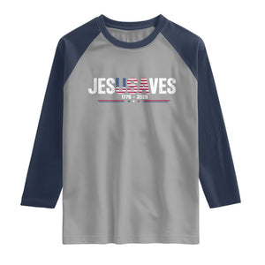 Jesus Saves USA Semiquincentennial 1776 2026 Raglan Shirt Patriotic Christian Faith USA 250 Years of Freedom