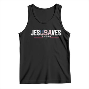 Jesus Saves USA Semiquincentennial 1776 2026 Tank Top Patriotic Christian Faith USA 250 Years of Freedom