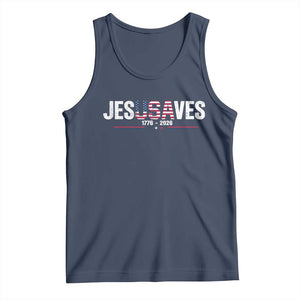 Jesus Saves USA Semiquincentennial 1776 2026 Tank Top Patriotic Christian Faith USA 250 Years of Freedom