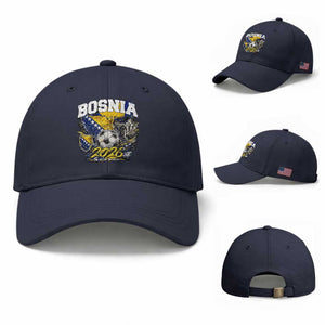Bosnia Soccer Jersey Pride 2026 Baseball Cap One Nation One Dream Heritage Football Sports Fan