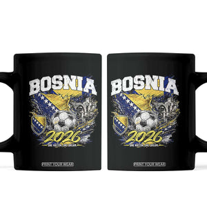 Bosnia Soccer Jersey Pride 2026 Coffee Mug One Nation One Dream Heritage Football Sports Fan
