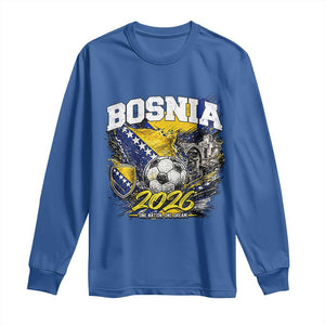 Bosnia Soccer Jersey Pride 2026 Long Sleeve Shirt One Nation One Dream Heritage Football Sports Fan