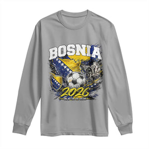 Bosnia Soccer Jersey Pride 2026 Long Sleeve Shirt One Nation One Dream Heritage Football Sports Fan