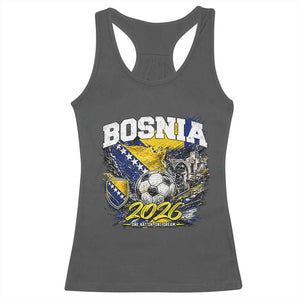 Bosnia Soccer Jersey Pride 2026 Racerback Tank Top One Nation One Dream Heritage Football Sports Fan
