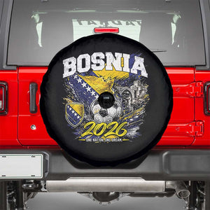 Bosnia Soccer Jersey Pride 2026 Spare Tire Cover One Nation One Dream Heritage Football Sports Fan